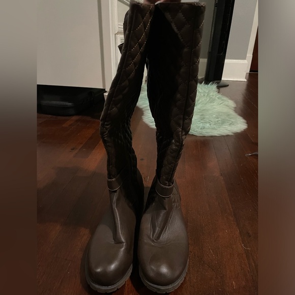 Dark Brown Tall Rider Boots Women’s Size 12 - Picture 5 of 9